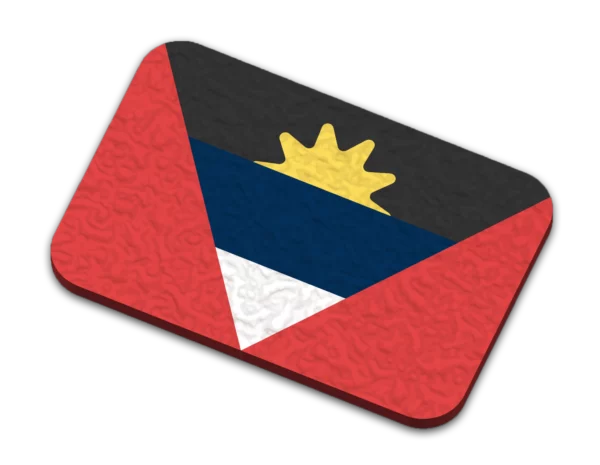 Antigua og Barbuda Flag Magnet