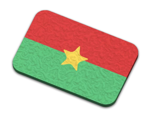 Burkina Faso Flag Magnet