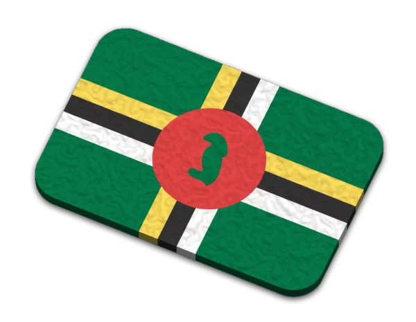 Dominica Flag Magnet