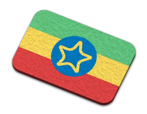 Etiopien Flag Magnet