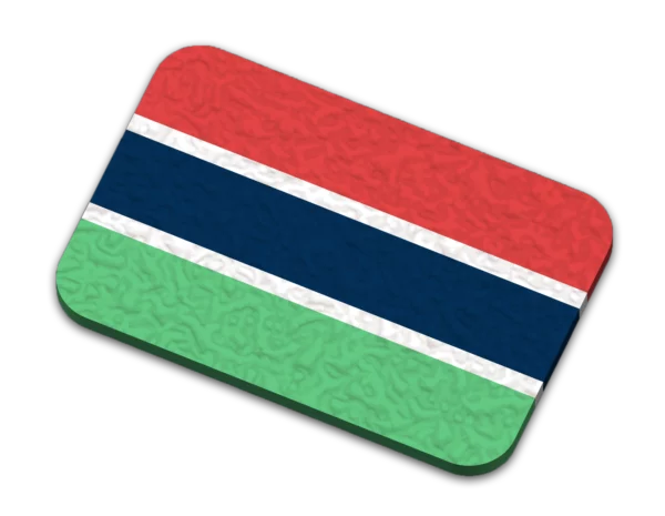 Gambia Flag Magnet