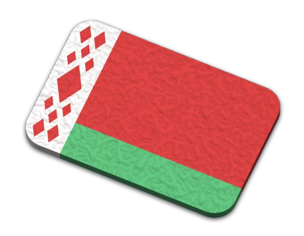 Hviderusland Flag Magnet