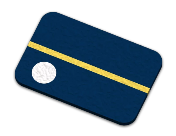 Nauru Flag Magnet