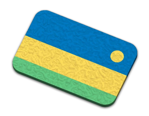 Rwanda Flag Magnet