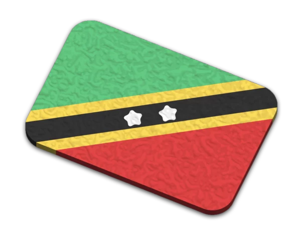 Saint Kitts og Nevis Flag Magnet