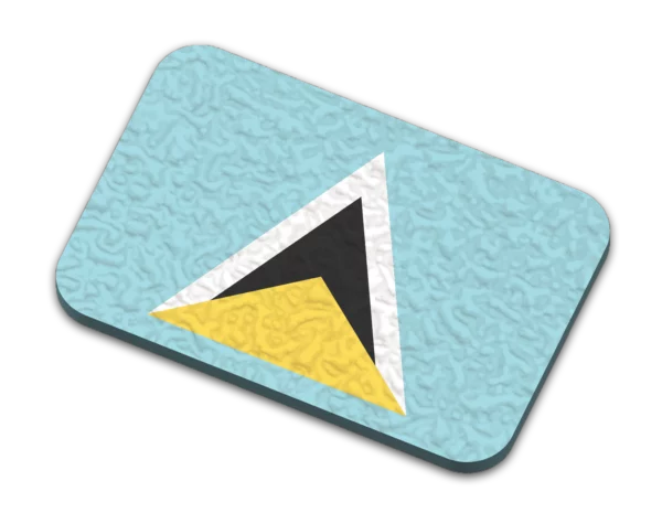 Saint Lucia Flag Magnet