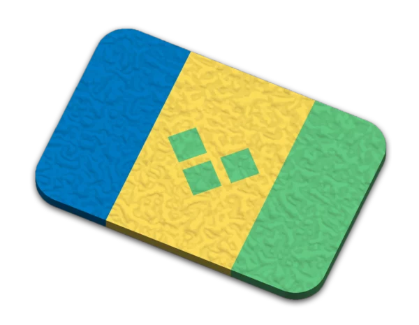 Saint Vincent og Grenadinerne Flag Magnet