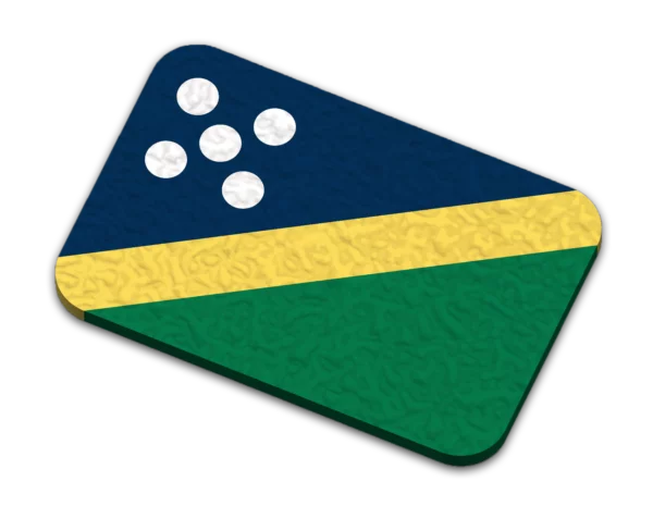 Salomonøerne Flag Magnet